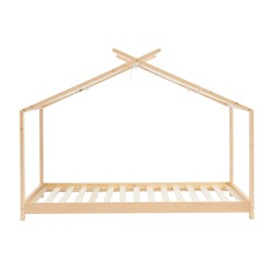 Lit tente TINY pin massif sommier inclus 90x190