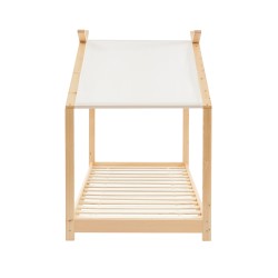 Lit tente TINY pin massif sommier inclus 90x190