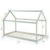 Lit enfant cabane TINY  pin vert  90x190 sommier inclus