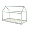 Lit enfant cabane TINY  pin vert  90x190 sommier inclus