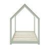 Lit enfant cabane TINY  pin vert  90x190 sommier inclus