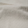 Canapé droit NOVA  convertible tissu bouclette blanc 3 places