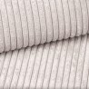 Canapé droit REFA convertible velours côtelé beige 3 places