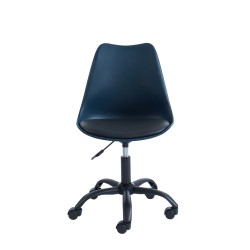 Chaise de bureau à roulettes PANTONE bleu nuit