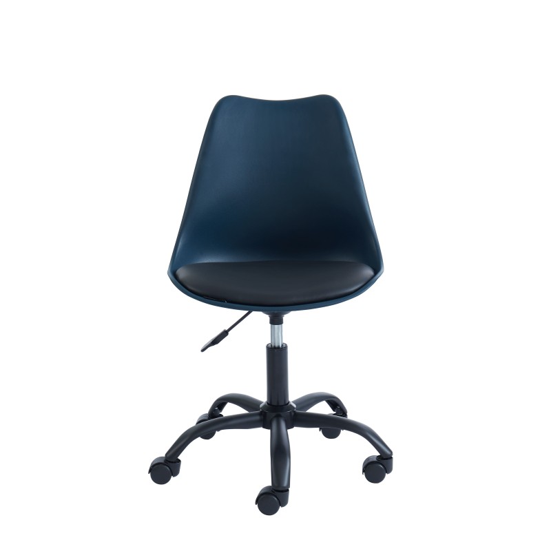 Chaise de bureau à roulettes PANTONE bleu nuit